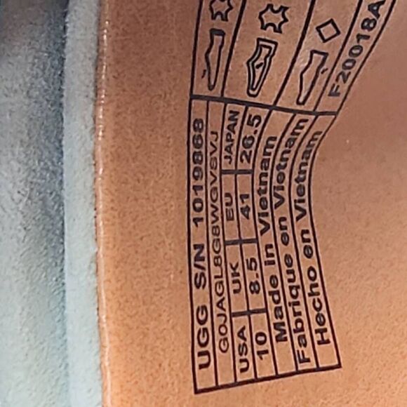 UGG Mint Green Bow Slide Sandals - Picture 8 of 8